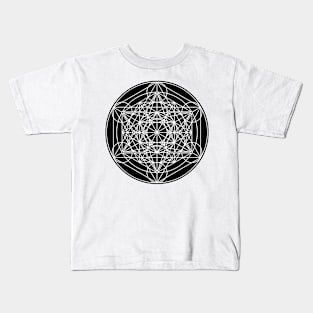 Metatron’s Cube Expanded 003 Kids T-Shirt